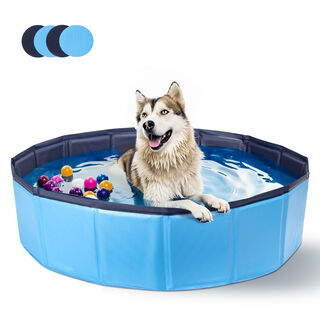 Nobleza Piscina plegable para Perros Grandes y Pequeños